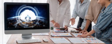 Hızlı uzak çalışma ve kişisel veri depolama için bulut hesaplama yazılımı