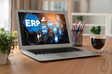 Pazarlama stratejisini planlamak için modern iş için ERP girişimi kaynak planlama yazılımı