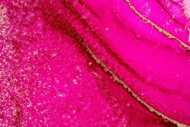 Mermer mürekkep soyut sanatının orijinal resmi. Örnek bir orjinal tablodan yüksek çözünürlüklü fotoğraf. Karargah kağıt dokusuna pürüzsüz mermer desen oluşturmak için soyut resim yapıldı.