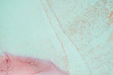 Mermer mürekkep soyut sanatının orijinal resmi. Örnek bir orjinal tablodan yüksek çözünürlüklü fotoğraf. Karargah kağıt dokusuna pürüzsüz mermer desen oluşturmak için soyut resim yapıldı.