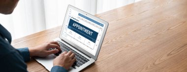 İnternet sitesindeki modish regrition için çevrimiçi aplikasyon rezervasyon takvimi