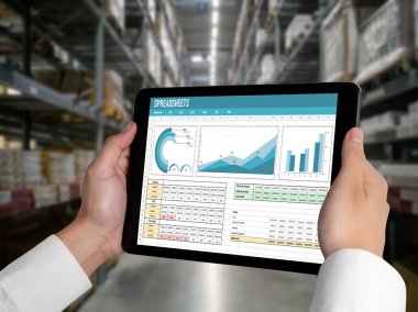 Spreadsheet document information financial startup concept. data and graphs in spreadsheet documents for online analysis project dashboard accounting digital snugly