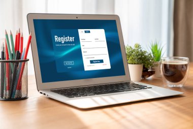İnternet sitesinde mod form doldurmak için çevrimiçi kayıt formu