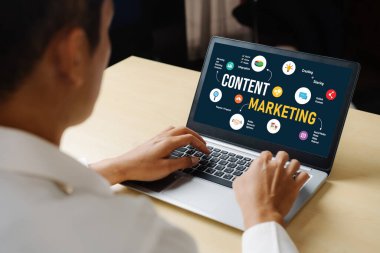Mod çevrimiçi iş ve e-ticaret pazarlama stratejisi için içerik pazarlaması
