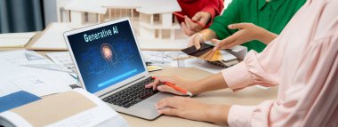 Yapay zeka teknolojisini çalıştırmak için komut mühendisi ve kullanıcı kolaylığı için üretici yapay zeka yardımcı araçları insanların yapay zeka hareketini teşvik ederek üretken yapay zeka fonksiyonları ile çalışmasına yardımcı olur