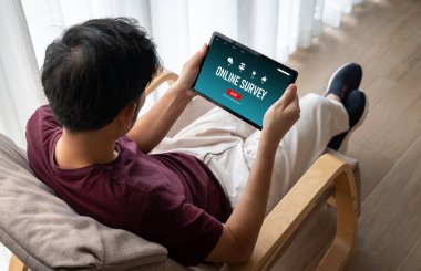 İnternet ağındaki mod dijital bilgi toplama için çevrimiçi anket formu