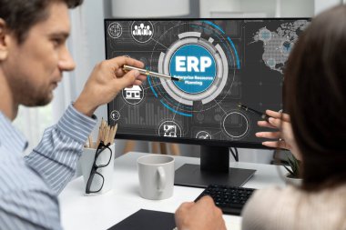 Pazarlama stratejisini planlamak için ERP girişimi kaynak planlama yazılımı