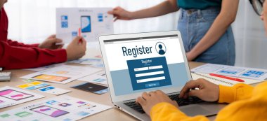 İnternet sitesinde canlı form doldurma için çevrimiçi kayıt formu