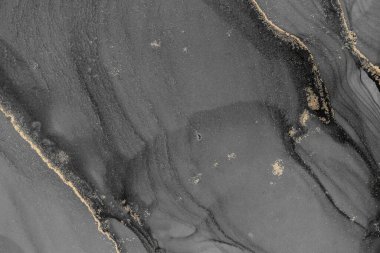 Mermer mürekkep soyut sanatının orijinal resmi. Örnek bir orjinal tablodan yüksek çözünürlüklü fotoğraf. Karargah kağıt dokusuna pürüzsüz mermer desen oluşturmak için soyut resim yapıldı.