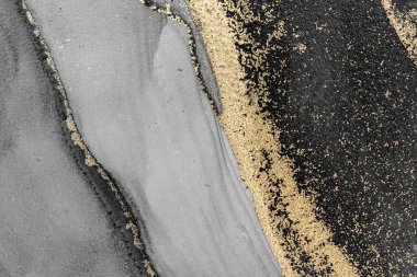 Mermer mürekkep soyut sanatının orijinal resmi. Örnek bir orjinal tablodan yüksek çözünürlüklü fotoğraf. Karargah kağıt dokusuna pürüzsüz mermer desen oluşturmak için soyut resim yapıldı.