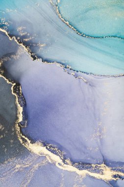 Mermer mürekkep soyut sanatının orijinal resmi. Örnek bir orjinal tablodan yüksek çözünürlüklü fotoğraf. Karargah kağıt dokusuna pürüzsüz mermer desen oluşturmak için soyut resim yapıldı.