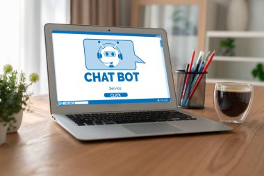 Müşteri sorularına otomatik olarak cevap veren mod çevrimiçi iş için Chatbot yazılım uygulaması