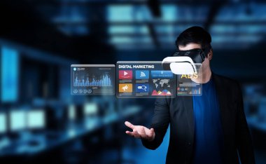 Bir kişi dijital pazarlama için sanal gerçeklik teknolojisi, sosyal medya reklam unsurlarının sergilenmesi ve büyüleyici bir ortamda veri görselleştirmeleri ile ilgilenir. XDMCP