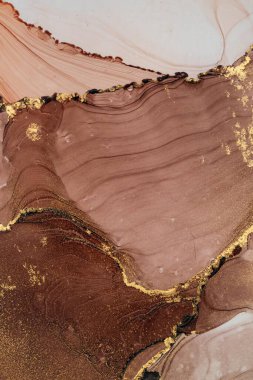 Mermer mürekkep soyut sanatının orijinal resmi. Örnek bir orjinal tablodan yüksek çözünürlüklü fotoğraf. Karargah kağıt dokusuna pürüzsüz mermer desen oluşturmak için soyut resim yapıldı.