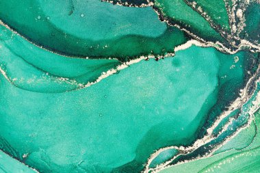 Mermer mürekkep soyut sanatının orijinal resmi. Örnek bir orjinal tablodan yüksek çözünürlüklü fotoğraf. Karargah kağıt dokusuna pürüzsüz mermer desen oluşturmak için soyut resim yapıldı.