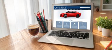 Car service website for online booking repair automobile garage technology snugly