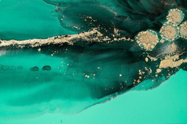 Mermer mürekkep soyut sanatının orijinal resmi. Örnek bir orjinal tablodan yüksek çözünürlüklü fotoğraf. Karargah kağıt dokusuna pürüzsüz mermer desen oluşturmak için soyut resim yapıldı.