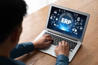 Pazarlama stratejisini planlamak için modern iş için ERP girişimi kaynak planlama yazılımı
