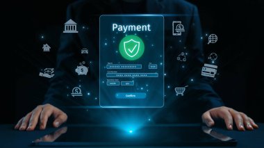 İş adamı, güvenli ve etkili yöntemlerin sergilendiği çevrimiçi bir ödeme işlemi başlattı. Güvenli çevrimiçi ödeme işlemleri için en iyi uygulamaları öğren. Kullanıcı Kimliği