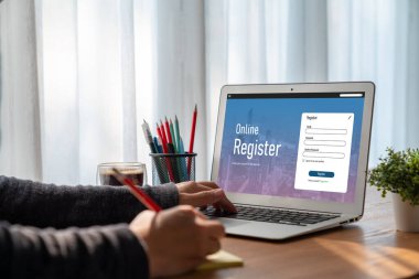 İnternet sitesinde mod form doldurmak için çevrimiçi kayıt formu