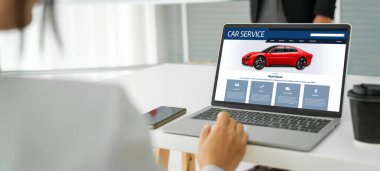 Car service website for online booking repair automobile garage technology snugly