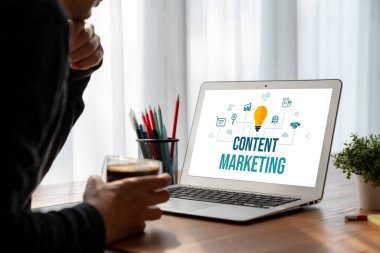 Mod çevrimiçi iş ve e-ticaret pazarlama stratejisi için içerik pazarlaması