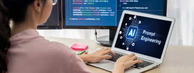 Yapay zeka teknolojisini çalıştırmak için komut mühendisi ve kullanıcı kolaylığı için üretici yapay zeka yardımcı araçları insanların yapay zeka hareketini teşvik ederek üretken yapay zeka fonksiyonları ile çalışmasına yardımcı olur