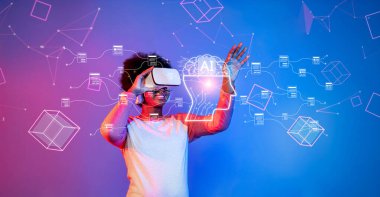 Bir insan sanal gerçekliği kullanarak bulut veri yönetiminde üretken yapay zekanın geleceğini tecrübe eder. Bu dijital ortamda hızlı mühendislik, NLP ve LLM yeniliklerini araştırın. XDMCP