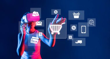 İnteraktif elementlerle canlı bir sanal gerçeklik alışverişi deneyimi keşfedin, el arabaları, satışlar ve mobil işlemler gibi çeşitli çevrimiçi perakende özelliklerini sergileyin. XDMCP