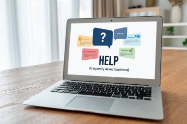 Help screen on the website provide answer to FAQ frequently asked question snugly with knowledge information and solution by customer support