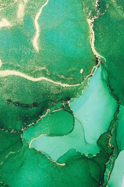 Mermer mürekkep soyut sanatının orijinal resmi. Örnek bir orjinal tablodan yüksek çözünürlüklü fotoğraf. Karargah kağıt dokusuna pürüzsüz mermer desen oluşturmak için soyut resim yapıldı.