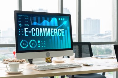 E-ticaret veri yazılımı çevrimiçi perakende şirketine satış analizi için mod gösterge tablosu sağlar