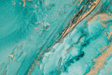 Mermer mürekkep soyut sanatının orijinal resmi. Örnek bir orjinal tablodan yüksek çözünürlüklü fotoğraf. Karargah kağıt dokusuna pürüzsüz mermer desen oluşturmak için soyut resim yapıldı.