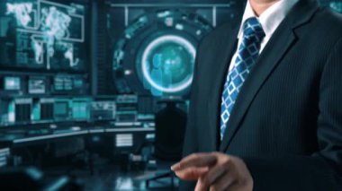 İş adamı ağ kurar, değerli bağlantılar kurar. Profesyonel ağı ve fırsatları genişletmek için etkili insan ağ oluşturma stratejileri UUID