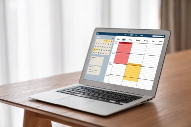 İnternet sitesindeki modish regrition için çevrimiçi aplikasyon rezervasyon takvimi