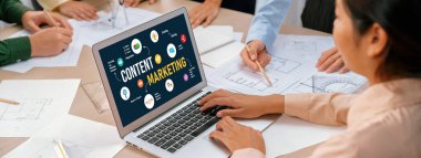 Çevrimiçi iş ve e-ticaret pazarlama stratejisi için içerik pazarlaması