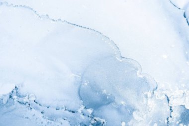 Mermer mürekkep soyut sanatının orijinal resmi. Örnek bir orjinal tablodan yüksek çözünürlüklü fotoğraf. Karargah kağıt dokusuna pürüzsüz mermer desen oluşturmak için soyut resim yapıldı.