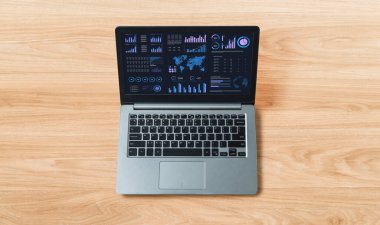 İş veri paneli, pazarlama stratejisi planlaması için iş zekası analizi sunar. Müşteri taleplerini analiz etmek ve iş dünyasının geleceğini önceden görmek için büyük veriler sunulur.