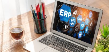 Pazarlama stratejisini planlamak için modern iş için ERP girişimi kaynak planlama yazılımı