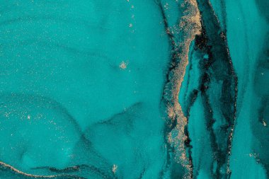 Mermer mürekkep soyut sanatının orijinal resmi. Örnek bir orjinal tablodan yüksek çözünürlüklü fotoğraf. Karargah kağıt dokusuna pürüzsüz mermer desen oluşturmak için soyut resim yapıldı.