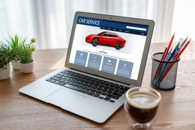 Car service website for online booking repair automobile garage technology snugly