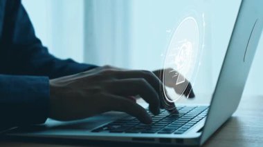 Yapay zeka mühendisliği, büyük veri ve yapay zeka makinesi kavramında yapay zeka beyin işlemcisiyle iş desteği için üretken yapay zeka kullanmayı öğrenen insan etkileşimi. Kullanıcı Kimliği