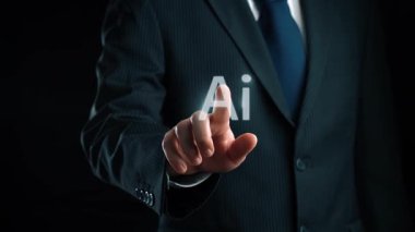 Yapay zeka sanal asistanı Chatbot ile yapay zeka konsepti ile insan etkileşimi, yapay zeka mühendisliği, LLM yapay zeka derin öğrenimi iş desteği için üretken yapay zeka kullanımı. Kullanıcı Kimliği