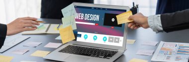 Web sitesi tasarım yazılımı çevrimiçi perakende ticaret ve e-ticaret için canlı şablon sağlıyor