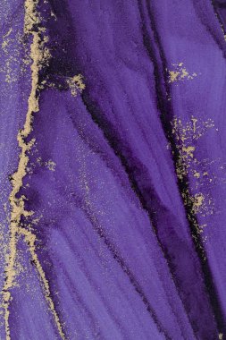 Mermer mürekkep soyut sanatının orijinal resmi. Örnek bir orjinal tablodan yüksek çözünürlüklü fotoğraf. Karargah kağıt dokusuna pürüzsüz mermer desen oluşturmak için soyut resim yapıldı.