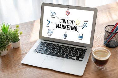 Mod çevrimiçi iş ve e-ticaret pazarlama stratejisi için içerik pazarlaması