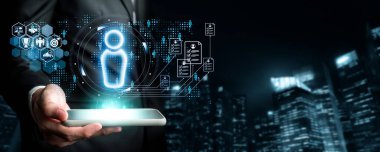 İnsan kaynakları ve dijital çevrimiçi eleman alımı, doğru çalışan adayı EIDE 'yi bulmak için ekip oluşturma süreci