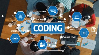 Modern Çalışma Alanı Ortamı 'nda Veri Yapıları, Deneme ve Kaynak Kod Geliştirme Ortak Kodlama Oturumu. Dostluk