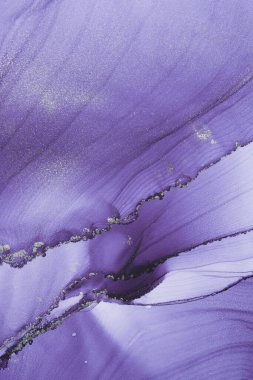 Mermer mürekkep soyut sanatının orijinal resmi. Örnek bir orjinal tablodan yüksek çözünürlüklü fotoğraf. Karargah kağıt dokusuna pürüzsüz mermer desen oluşturmak için soyut resim yapıldı.