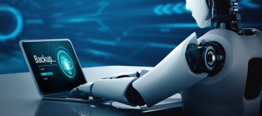 Yedek Depolama Verisi İnternet Teknolojisi İş Konsepti. Veritabanı depolama teknolojisi dosya aktarım veri paylaşımı, siber, büyük veri bilgileri, bankacılık uygulaması indirme işlemi kolayca